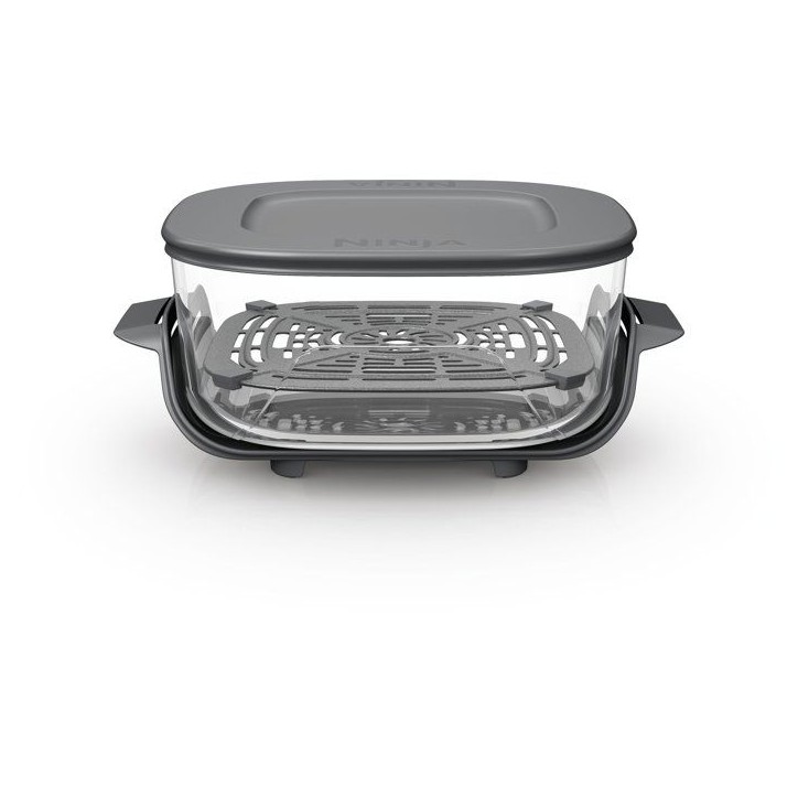 Récipient en verre 3,8 L avec couvercle et plaque pour NINJA CRISPi - CleanCrisp XSKLDPLCNTEUUK - Sans PFAS Récipient en verre 3,8 L avec couvercle et plaque pour NINJA CRISPi - CleanCrisp XSKLDPLCNTEUUK - Sans PFAS