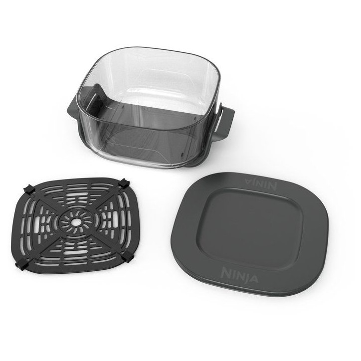 Récipient en verre 3,8 L avec couvercle et plaque pour NINJA CRISPi - CleanCrisp XSKLDPLCNTEUUK - Sans PFAS Récipient en verre 3,8 L avec couvercle et plaque pour NINJA CRISPi - CleanCrisp XSKLDPLCNTEUUK - Sans PFAS