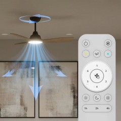 Ventilateur de plafond - Philips - Olas - Pales fixes - Diametre 106 c