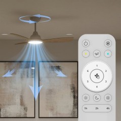 Ventilateur de plafond - Philips - Olas - Pales fixes - Diametre 106 c