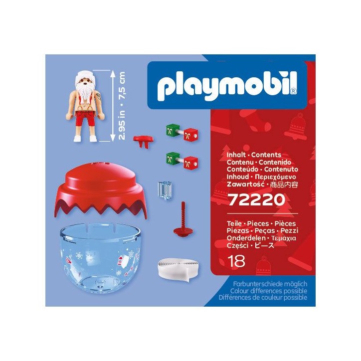 PLAYMOBIL 72220 Boule de Noël : Sportif