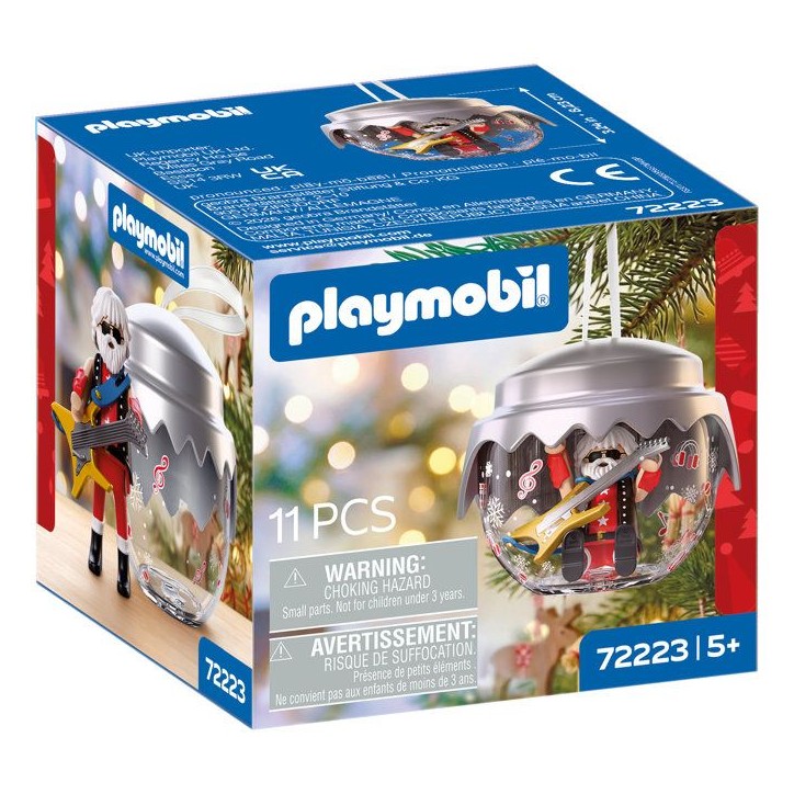 PLAYMOBIL 72223 Boule de Noël : Rockstar
