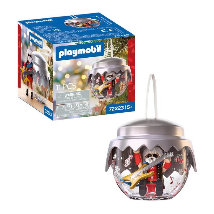 PLAYMOBIL 72223 Boule de Noël : Rockstar