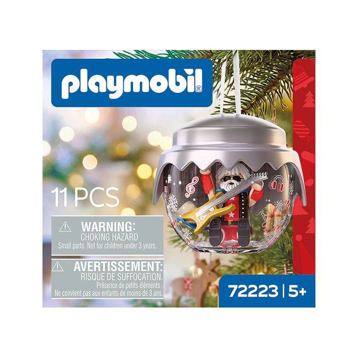 PLAYMOBIL 72223 Boule de Noël : Rockstar