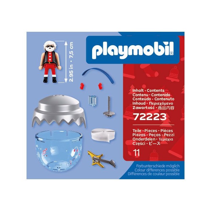 PLAYMOBIL 72223 Boule de Noël : Rockstar