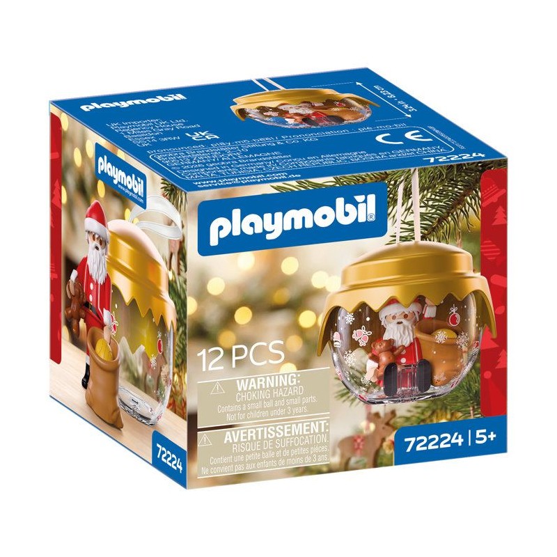 PLAYMOBIL 72224 Boule de Noël : Pere Nöel