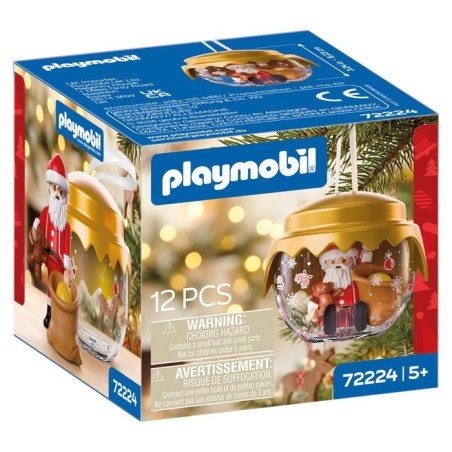 PLAYMOBIL 72224 Boule de Noël : Pere Nöel