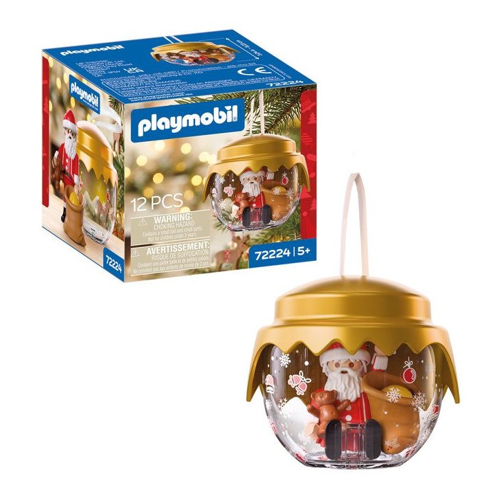 PLAYMOBIL 72224 Boule de Noël : Pere Nöel