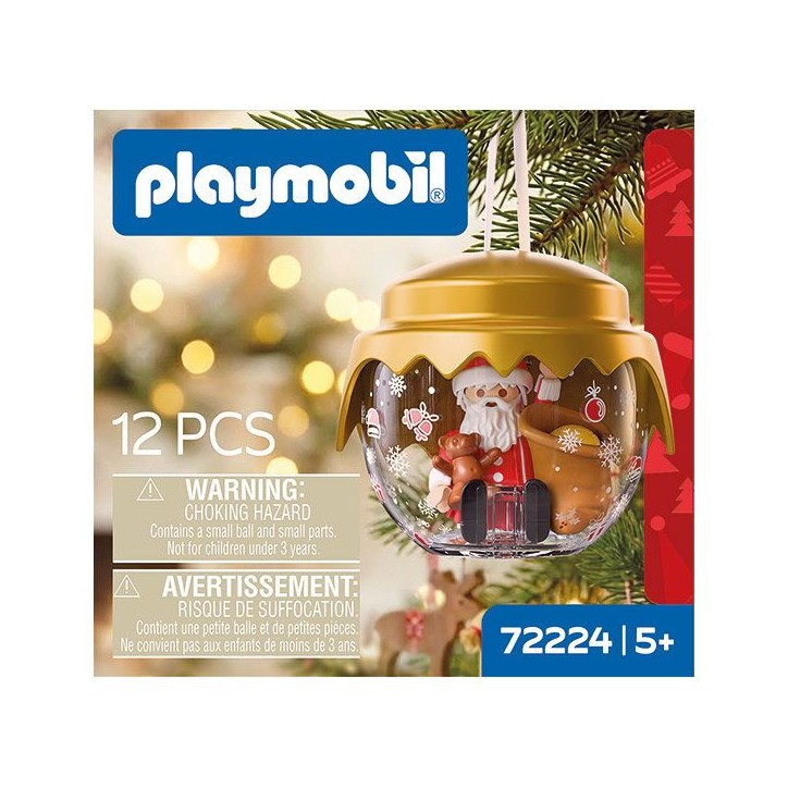 PLAYMOBIL 72224 Boule de Noël : Pere Nöel