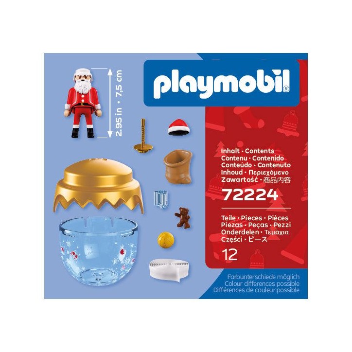 PLAYMOBIL 72224 Boule de Noël : Pere Nöel