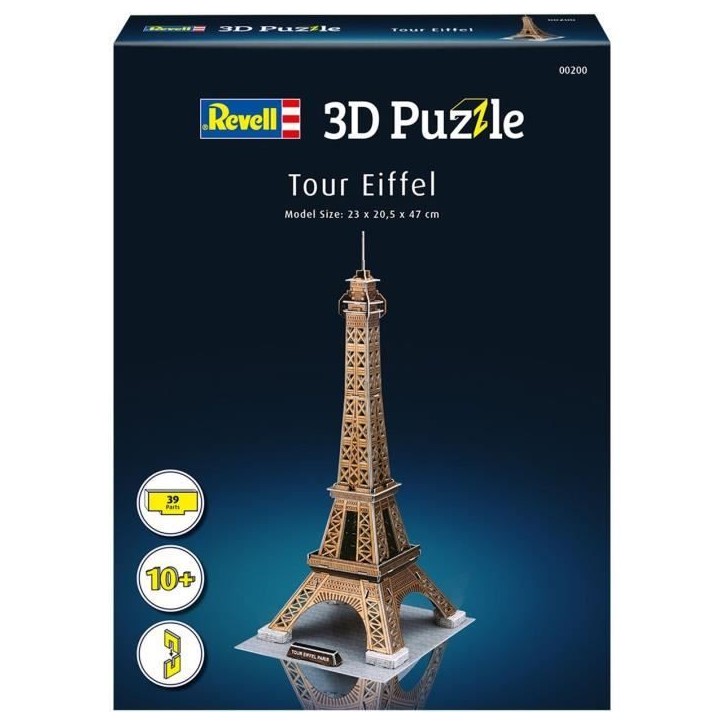Puzzle 3D Tour Eiffel - REVELL - 39 pieces - EPS Puzzle 3D Tour Eiffel - REVELL - 39 pieces - EPS