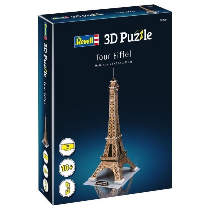 Puzzle 3D Tour Eiffel - REVELL - 39 pieces - EPS Puzzle 3D Tour Eiffel - REVELL - 39 pieces - EPS