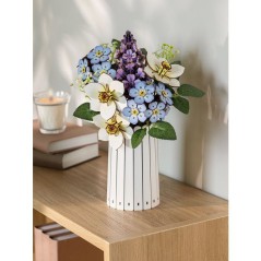 Puzzle 3D en bois - REVELL - Tiny Adventures - Festival Fleuri - Fleur