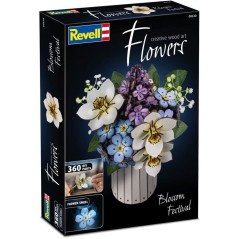 Puzzle 3D en bois - REVELL - Tiny Adventures - Festival Fleuri - Fleur