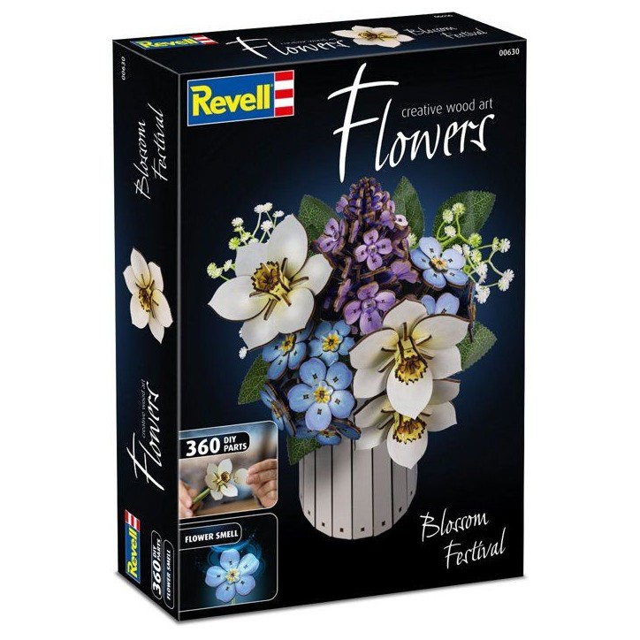 Puzzle 3D en bois - REVELL - Tiny Adventures - Festival Fleuri - Fleurs - Avec Senteur Puzzle 3D en bois - REVELL - Tiny Adventures - Festival Fleuri - Fleurs - Avec Senteur
