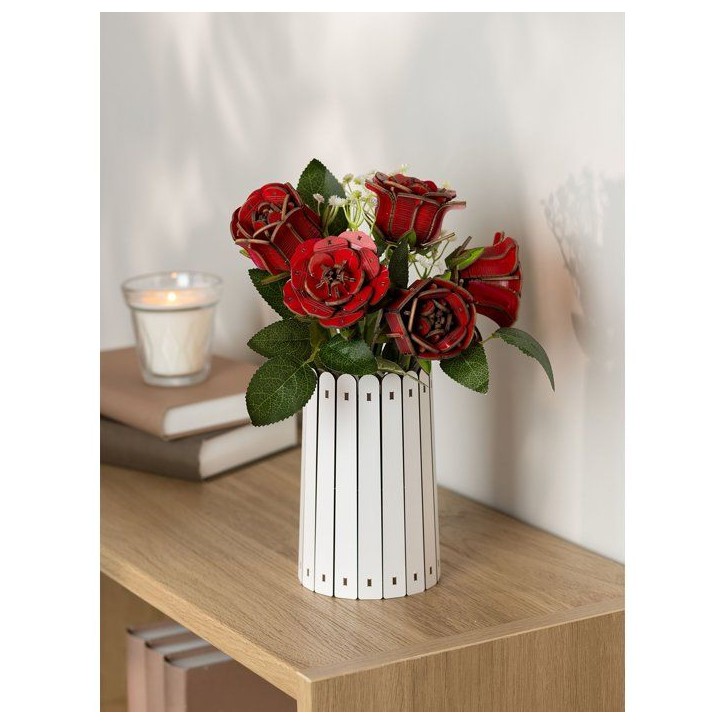 Puzzle 3D en bois - REVELL - Tiny Adventures - Reve de Roses - Fleurs - Avec Senteur