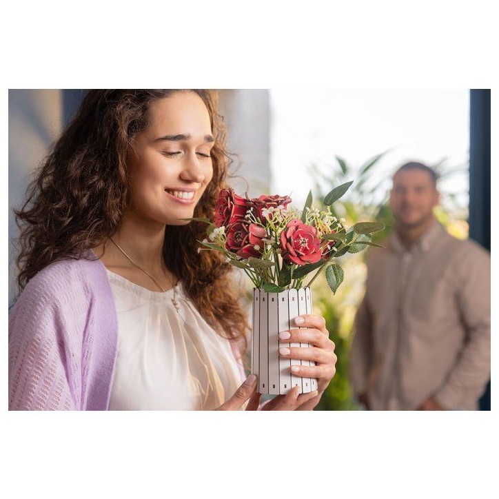 Puzzle 3D en bois - REVELL - Tiny Adventures - Reve de Roses - Fleurs - Avec Senteur