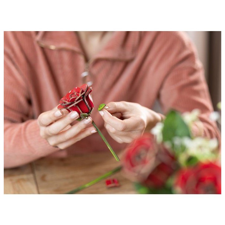 Puzzle 3D en bois - REVELL - Tiny Adventures - Reve de Roses - Fleurs - Avec Senteur