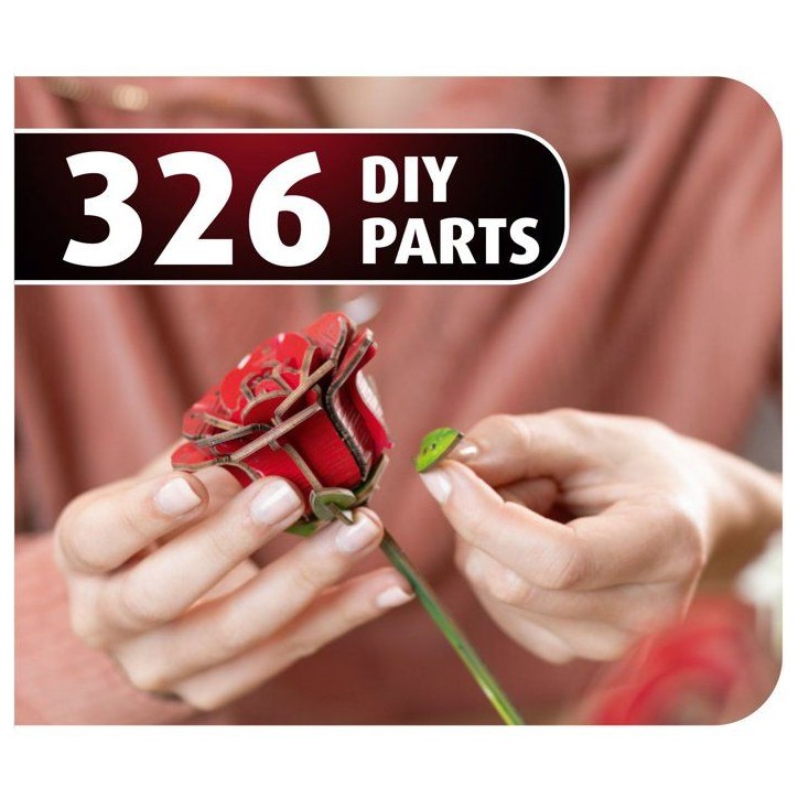 Puzzle 3D en bois - REVELL - Tiny Adventures - Reve de Roses - Fleurs - Avec Senteur