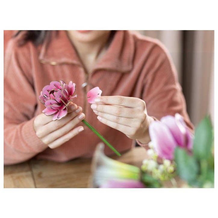 Puzzle 3D en bois - REVELL - Tiny Adventures - Fleurs du Jardin - Fleurs - Avec Senteur