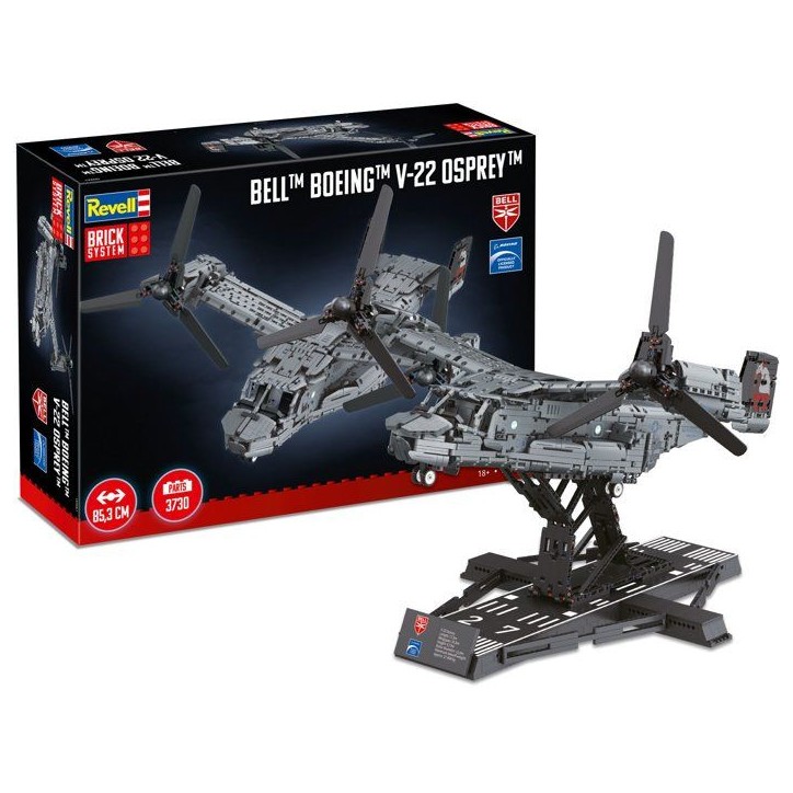 Avion a construire - REVELL - Brick System - Bell Boeing V-22 Osprey - 85 cm - 3730 briques Avion a construire - REVELL - Brick System - Bell Boeing V-22 Osprey - 85 cm - 3730 briques