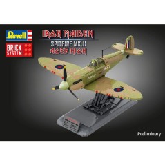 Avion a construire - REVELL - Brick System - Iron Maiden Spitfire MK.I