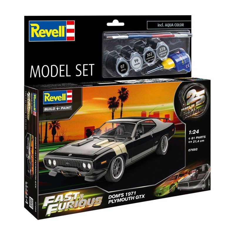 Maquette de voiture - REVELL - Model Set - Fast & Furious - Plymouth G