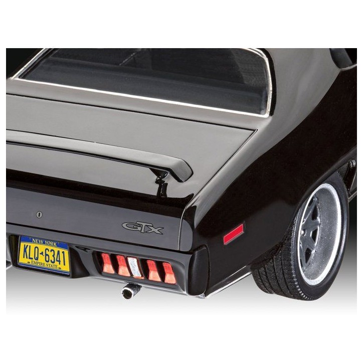 Maquette de voiture - REVELL - Model Set - Fast & Furious - Plymouth GTX de Dominic - Avec colle, peintures et accessoires Maquette de voiture - REVELL - Model Set - Fast & Furious - Plymouth GTX de Dominic - Avec colle, peintures et accessoires