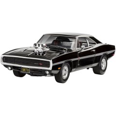 Maquette de voiture - REVELL - Model Set - Fast & Furious - Dodge Charger de Dominic - Avec colle, peintures et accessoires