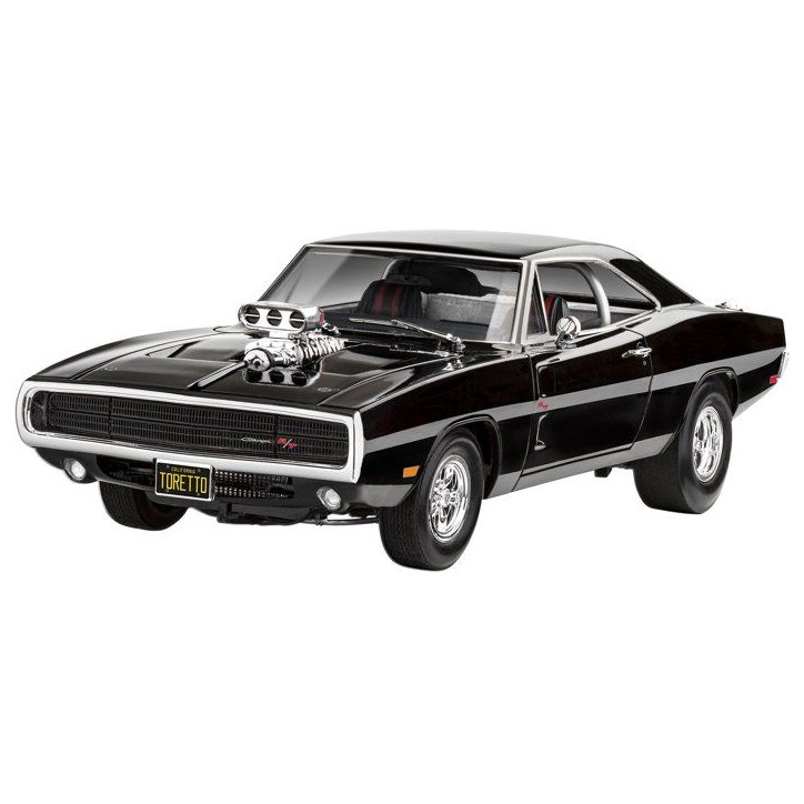 Maquette de voiture - REVELL - Model Set - Fast & Furious - Dodge Charger de Dominic - Avec colle, peintures et accessoires Maquette de voiture - REVELL - Model Set - Fast & Furious - Dodge Charger de Dominic - Avec colle, peintures et accessoires