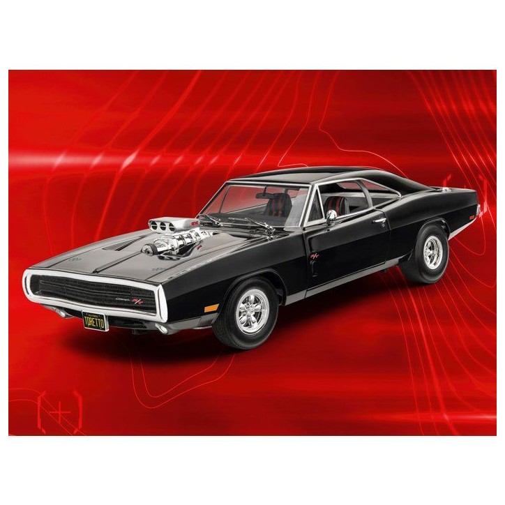 Maquette de voiture - REVELL - Model Set - Fast & Furious - Dodge Charger de Dominic - Avec colle, peintures et accessoires Maquette de voiture - REVELL - Model Set - Fast & Furious - Dodge Charger de Dominic - Avec colle, peintures et accessoires