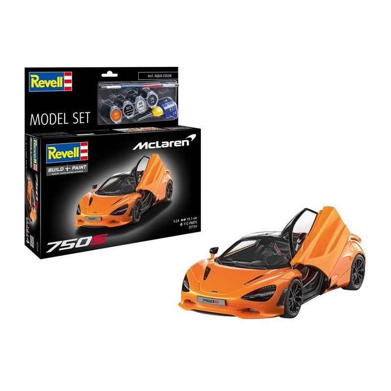 Maquette de voiture - REVELL - Model Set - Mc Laren 750 S - Avec colle