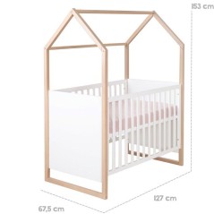 Chambre bébé complete - ROBA - Noah - Lit cododo 60x120 + Commode a
