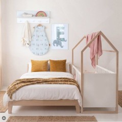Chambre bébé duo - ROBA - Noah - Lit cododo 60x120 + Commode a lange