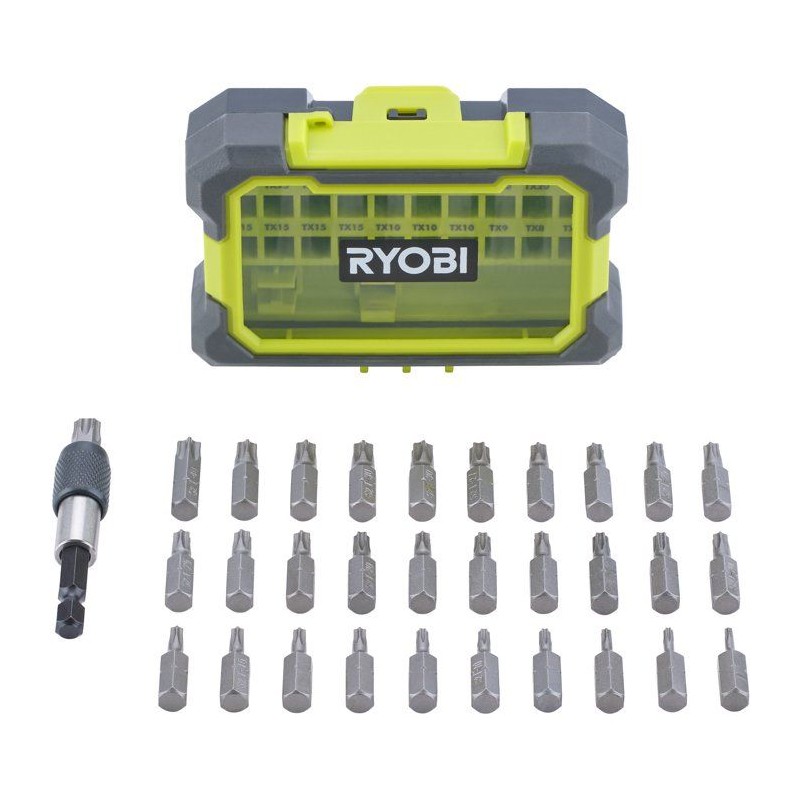 Coffret accessoires de vissage antichocs - RYOBI - RAK31MSD - 31 piece