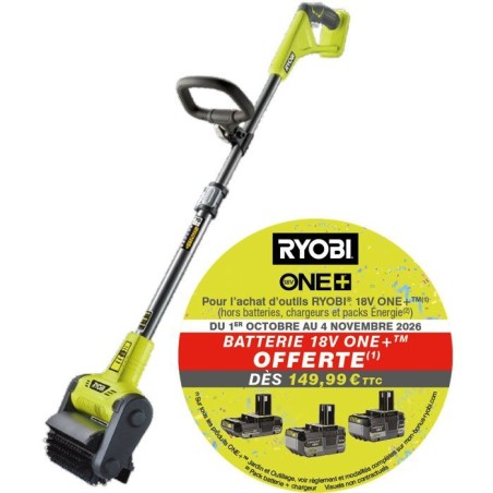 Nettoyeur de sols - RYOBI - RY18PCB-0 - 18V - Sans batterie ni chargeu