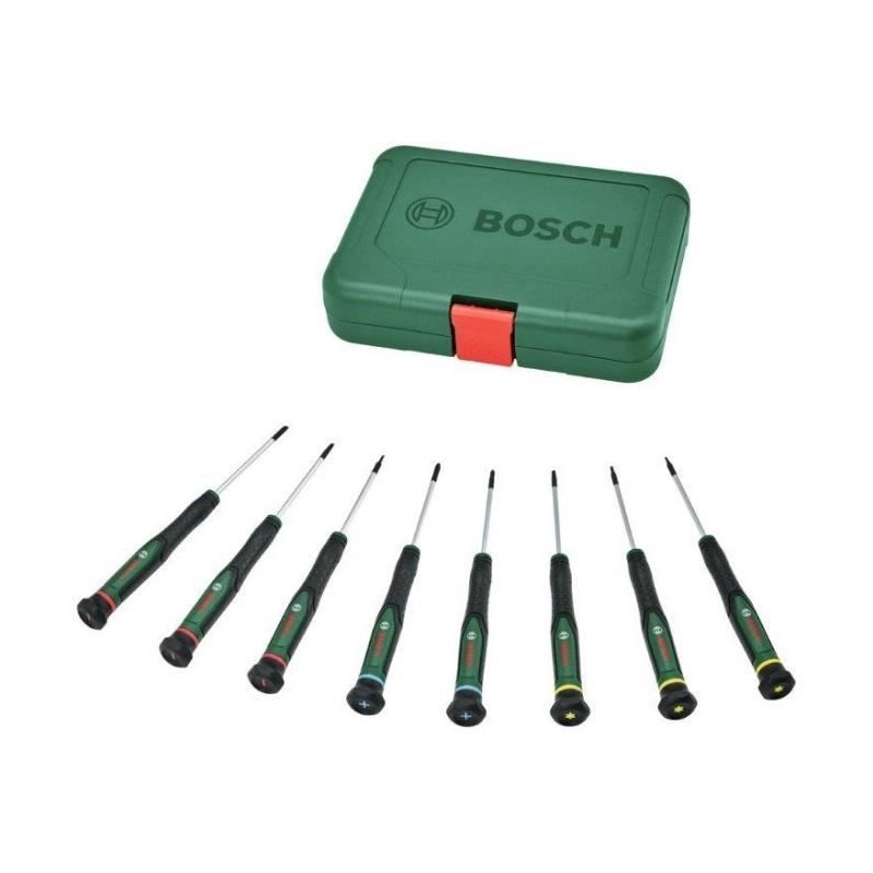 Bosch Set de tournevis 8 pcs ( pour bricolage/modélisme/artisanat emb Bosch Set de tournevis 8 pcs ( pour bricolage/modélisme/artisanat emb