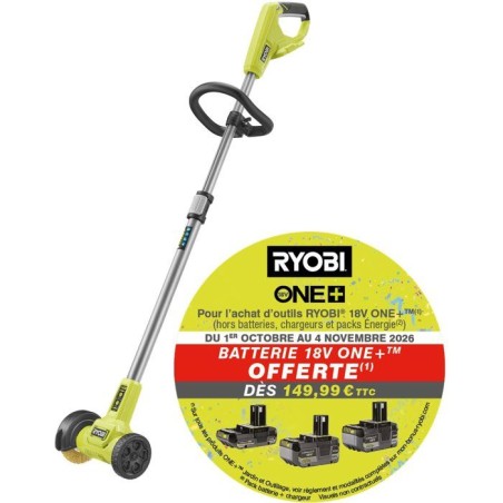 Nettoyeur de joints - RYOBI - RY18PCC-0 - 18V - Sans batterie ni charg