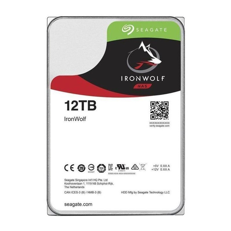 SEAGATE - ST12000VN0008 - Disque dur interne - 12 To - 7200 trs/min -