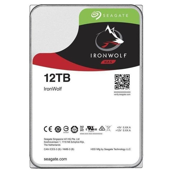 SEAGATE - ST12000VN0008 - Disque dur interne - 12 To - 7200 trs/min - 3,5