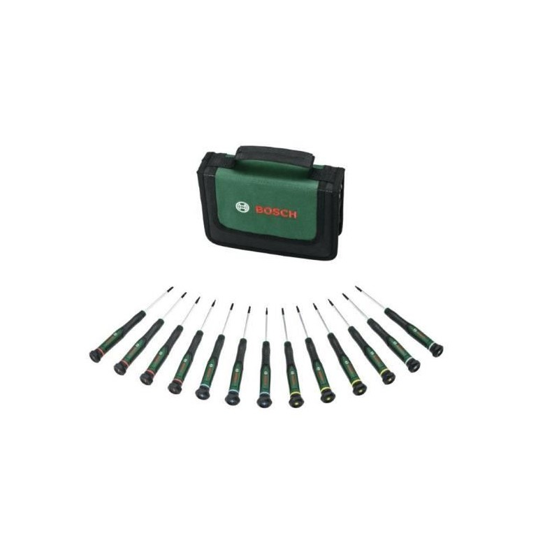 Bosch Set de tournevis 13 pcs (pour bricolage/modélisme/artisanat emb Bosch Set de tournevis 13 pcs (pour bricolage/modélisme/artisanat emb