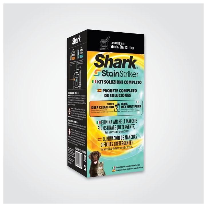 Liquides nettoyants pour aspirateur détacheur PX200EUT - SHARK - Solution double activation