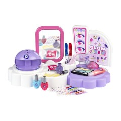 Smoby - Glam Me Up 3 en 1 Glow Station - Studio Beauté Enfant - Manuc