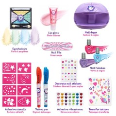 Smoby - Glam Me Up 3 en 1 Glow Station - Studio Beauté Enfant - Manuc