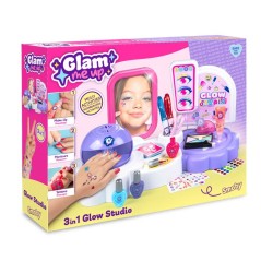 Smoby - Glam Me Up 3 en 1 Glow Station - Studio Beauté Enfant - Manuc