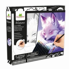 Coffret manga créatif - SYCOMORE - Layout Animaux Fantastiques - 10 t