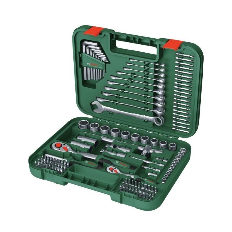 Bosch Set d'outils a main Advanced 132 pcs (pr tâches de fixation dif Bosch Set d'outils a main Advanced 132 pcs (pr tâches de fixation dif
