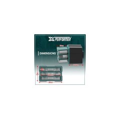 Organiseur a suspendre - XPERFORMER - XPST18 - 3 valisettes - Systeme