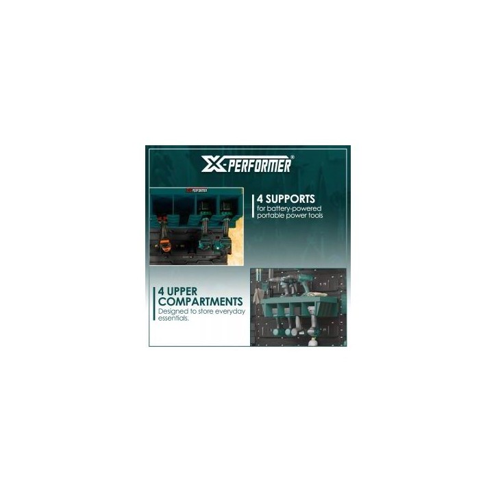 Étagere a suspendre - XPERFORMER - XPST21 - 4 compartiments - Rangement mural Étagere a suspendre - XPERFORMER - XPST21 - 4 compartiments - Rangement mural