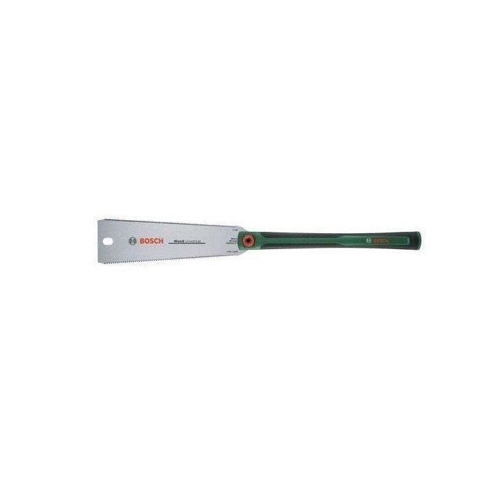Bosch Scie japonaise Ryoba 250 mm (coupes précises/affleur lame flex. acier SK5 dents doubles poignée Softgrip) Bosch Scie japonaise Ryoba 250 mm (coupes précises/affleur lame flex. acier SK5 dents doubles poignée Softgrip)